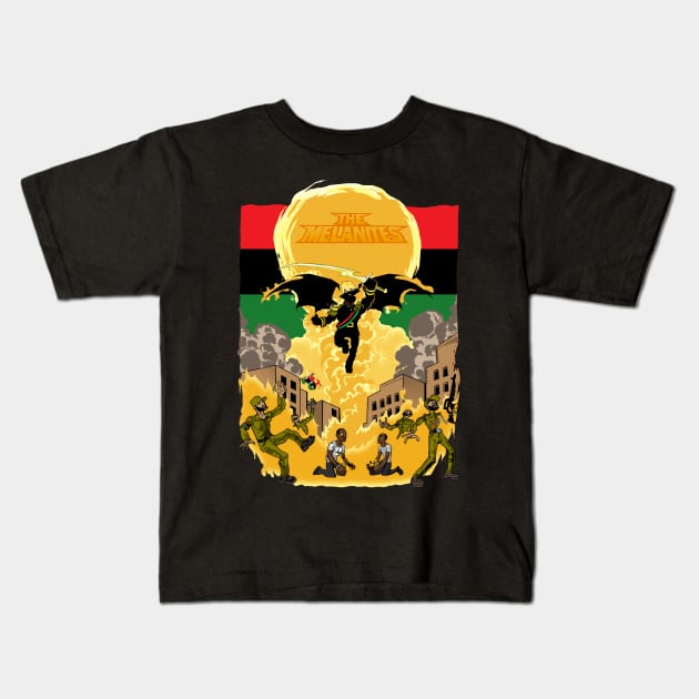 Fire Of God Kids T-Shirt by The Melanites